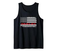 Kalifornienamerikanische Flagge Oakley USA Patriotisches Souvenir Tank Top, Herren, Schwarz, L