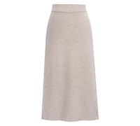 KaloKLU Damen Herbst Winter Strickrock Röcke Hohe Taille Frauen Rock mittellang gestrickt, kaki, XXX-Large