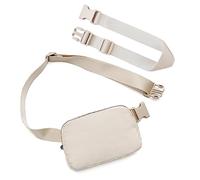 KaloKLU Gürteltasche, Bauchtasche für Damen und Herren, mit verstellbarem Riemen, kleine Hüfttasche für Reisen, Workout, Laufen, Wandern, Braun, Small, Sportlich