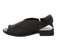 Think! Damen KAMAA chromfrei gegerbte nachhaltige Sandale, SCHWARZ 0000