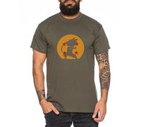 Kamehameha im Dragonball Nerd Herren T-Shirt, Farbe:Khaki;Größe:M