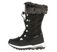 Kamik Girls Prairie Schwarz - Thinsulate™ wasserdichte modische Mädchen Winterstiefel, Größe EU 32 - Farbe Black - White