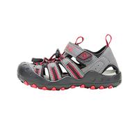 Kamik Jungen Crab Flache Sandale, Charcoal Red, 26 EU