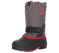 Kamik Jungen Mädchen Waterbug5 Schneestiefel, Charcoal/Rot, 27 EU