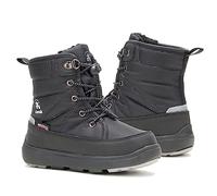 Kamik Kids Luge Schwarz - Robuste wasserdichte Kinder Winterstiefel, Größe EU 30 - Farbe Black - Charcoal
