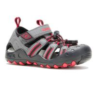 KAMIK Kinder Sandalen CRAB (HK9594) 25 CHARCOAL/RED-CHARBON/ROUGE