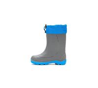 Kamik Kids Snobuster1 Grau - Wasserdichter isolierter Kinder Winter Gummistiefel, Größe EU 32 - Farbe Charcoal - Blue