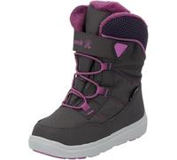 Kamik Southpole4 Kinder Schneestiefel Stance - Wasserdichte Winterstiefel Warm gefüttert - Jungen und Mädchen Stiefel - Perfekt für den Kinderfuß Grau (Charcoal/orchid) EU29