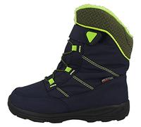 Kamik STANCE, Unisex-Kinder Schneestiefel, Blau (NAVY/LIME NLM), 23 EU (5.5 UK)