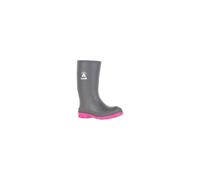 Kamik Mädchen Stomp Gummistiefel, Grau (Charcoal/Magenta Chm), 25 EU