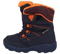 Kamik Unisex-Jungen Stance Winterstiefel, Blau (Navy & Flame NFL), 26 EU