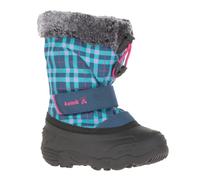 Kamik Winterschuhe Mini - nahtversiegeltes Nylon, Kunstfell-Schneekragen, wasserabweisend - navyblau Kleinkinder, Größe Euro (US) 30 (12)