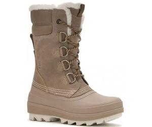 Kamik Winterstiefel Lauren (Leder, wasserdicht) - Made in Canada - fossilbraun Damen, Größe Euro (US) 41 (10)