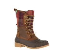 Kamik Winterstiefel Sienna 2 (Leder, wasserdicht) braun/rot Damen, Größe Euro (US) 37 (6)