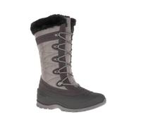 Kamik Leder-Winterstiefel "Snovalley 4" in Hellgrau - Größe 38 | Damen Stiefel