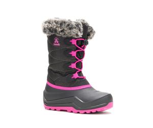 Kamik Winterstiefel Snowangel - Made in Canada, wasserdicht - schwarz/rose Mädchen, Größe Euro (US) 38 (6)