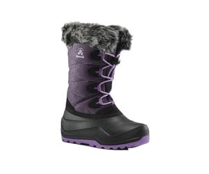 Kamik Winterstiefel Snowangel - Made in Canada, wasserdicht - violett/schwarz Mädchen, Größe Euro (US) 30 (12)