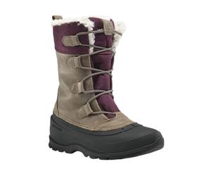 Kamik Winterstiefel Snowgem (Leder, Nylon, wasserdicht) braun/violett Damen, Größe Euro (US) 40 (9)