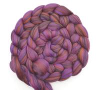 Kammzug Merinowolle Alpaka zum spinnen, 100g Spinnfasern, Spinnfutter, Filzwolle, Wolle zum spinnen, filzen, weben, DIY, Merino + Alpakawolle