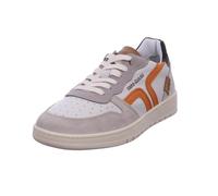 Kamo-Gutsu Campo-048 - Herren Schuhe Sneaker - Beige-Arancio, Größe:45 EU