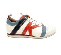 Kamo-Gutsu Herren Sneaker Freizeitschuhe - TIFO 042 - Bianco + Rio Lobo (Weiß, EU Schuhgrößensystem, Erwachsene, Herren, Numerisch, M, 44)