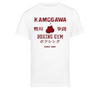 Kamogawa Boxing Gym Herren Weißes T-Shirt Umweltfreundliches Tee Men White T-Shirt Eco-Friendly Tee