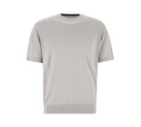 BOSS Orange T-Shirt Herren Regular Fit Kurzarm grau, L