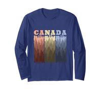 Kanada British Columbia Kanadier, Waldlandschaft Langarmshirt