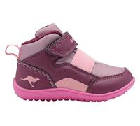 KangaROOS Baby-Mädchen K-BFI Peppy EV Sneaker, BlackBerry/Daisy pink, 23 EU