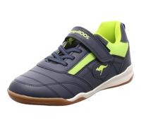 KangaROOS Backyard 2.0 EV Hallenturnschuh, dk Navy/Lime, 29 EU