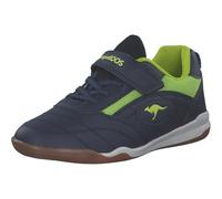 KangaROOS Backyard 2.0 EV Hallenturnschuh, dk Navy/Lime, 31 EU