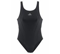 Badeanzug KANGAROOS, Damen, Gr. 46, N-Gr, schwarz, Polyamid, unifarben, Badeanzüge Badeanzug, mit Unterbrustgummi, sportlich, mit Ringerrücken (810580-46) schwarz