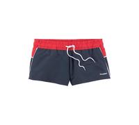 Badeshorts KANGAROOS "Energy", Gr. 34, N-Gr, bunt (marine, hellrot), Microfaser, Polyester, Colorblocking, Badehosen Badeshorts, im Colourblocking-Stil (13616854-34) marine, hellrot