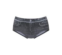 Bikini-Hotpants KANGAROOS "Patty" Gr. 38, N-Gr, schwarz Damen Badehosen Bikini Hosen in Jeans-Optik (11275257-38)