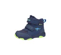 KangaROOS Jungen Unisex Kinder KS-Yotto Mid V RTX Schneestiefel, dk Navy/limetta, 22 EU
