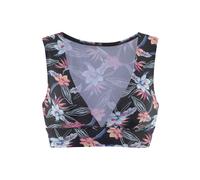 KANGAROOS Bustier-Bikini-Top Damen schwarz-bedruckt Gr.40 Cup A/B