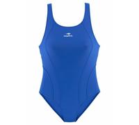 Badeanzug KANGAROOS, Damen, Gr. 40, N-Gr, blau (royalblau), Polyamid, unifarben, Badeanzüge Badeanzug, mit Unterbrustgummi, sportlich, mit Ringerrücken (810369-40) royalblau