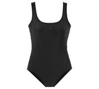 Badeanzug KANGAROOS, Damen, Gr. 50, N-Gr, schwarz, Polyamid, unifarben, Badeanzüge Badeanzug, im sportlichen Stil mit Shaping-Effekt (313203-50) schwarz