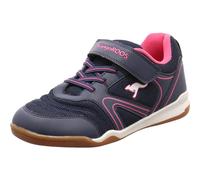 KangaROOS Damen K-Breezeyard EV Sneaker, dk Navy/Daisy pink, 38 EU