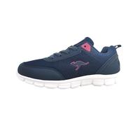 KangaROOS Damen K-RF Bethy Sneaker, dk Navy/Daisy pink, 36 EU