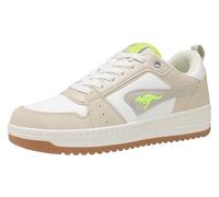 KangaROOS Damen K-Top Juna Sneaker, beige/limetta, 39 EU