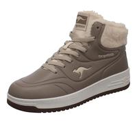 KangaROOS Damen K-Top Scoop Mid Sneaker, Jet Black/Mono, 38 EU