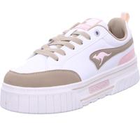 KangaROOS Damen KangaLift Apex Sneaker, White/beige, 39 EU