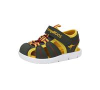Kangaroos Halbsandalen in Khaki/Gelb - Größe 24 | Babysandalen