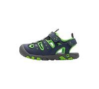 KangaROOS Jungen K-Trek Sandale, dk navy/lime, 28 EU