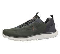 KangaROOS Herren K-MKT Guni OS Sneaker, Military Green/Flame, 46 EU