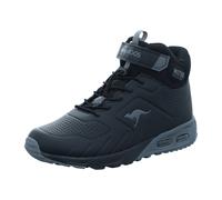 KangaROOS jet black-steel grey für Kinder, schwarz, Größe 37 EU
