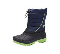 KangaROOS K-Ben 18672-4054 Navy/Lime (blau) - Stiefel mit Futter - Kinderschuhe Gefütterte Kinderstiefel Gr. 18 - 42, Blau für Kinder, blau, Gr. 32 EU
