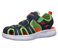 KangaROOS Jungen K-es Play Sandale, Dk Navy Lime, 30 EU