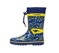 Kangaroos Jungen K-summerrain Gummistiefel, Dusk Blue Traffic, 23 EU